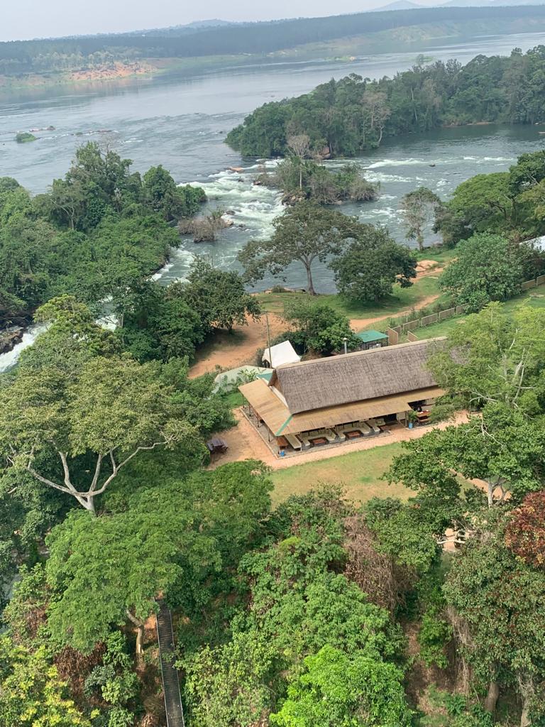 Aerial View of Rest & Bar